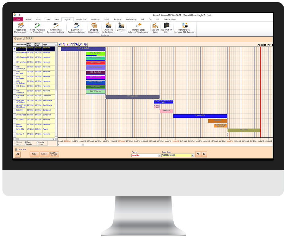 material resources planning mrp kitaron erp mes all in one material resources