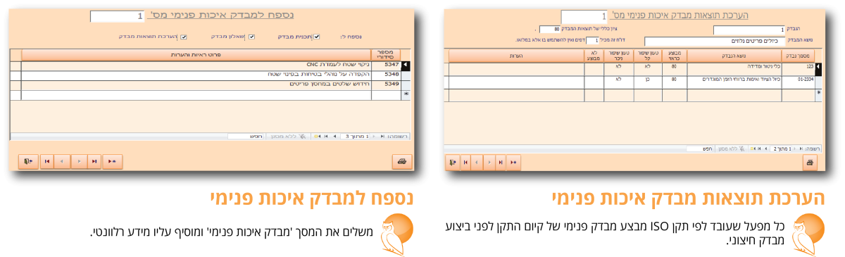 דוחות ISO